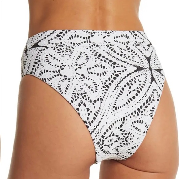 NWT Maaji Suzy Q Snazzy Lace High Rise Cheeky Cut Reversible Bikini Bottoms - Picture 3 of 11